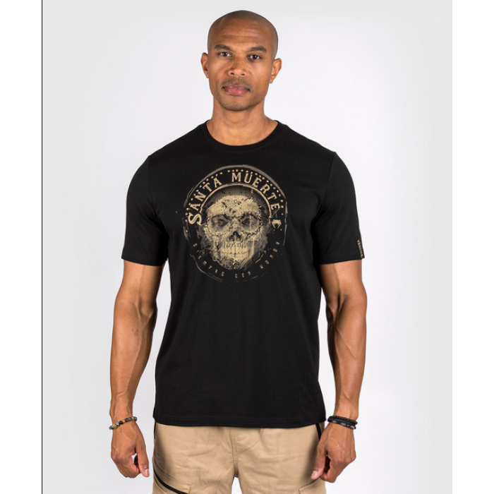 Тениска - Venum Santa Muerte Dark Side - T-shirt - Black/Brown​